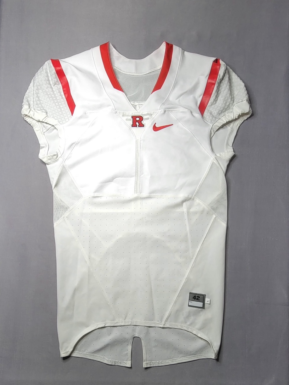 Nike men's rutgers university jersey team Issued football white size L -42